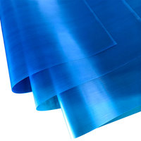 Feuille de cellulose nitrate transparente bleue, composition de feuille de cellulose nitrate, frais supplémentaires, cellulose nitrate translucide