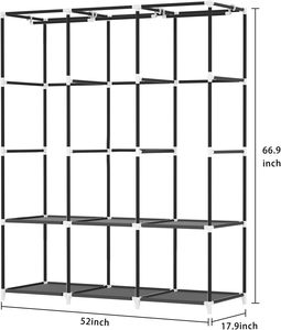 Colorful Metal Clothing <strong>Wardrobe</strong> / Closet Cupboard / Folding <strong>Portable</strong> <strong>Wardrobe</strong> - Product Image 4