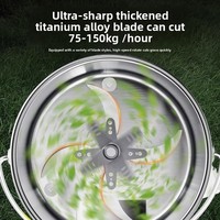 Machine de transformation alimentaire domestique de type nouveau 1800W en acier inoxydable - Hachoir à paille électrique à haute efficacité pour poulet et bétail 400 kg/h