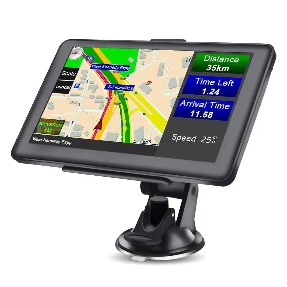 5 Inch Gps Navigatie Scherm Met Bt Voor Auto Voice Herinneren Voertuig Gps Navigatie Video Auto Gps Navigator Nieuwste Kaart