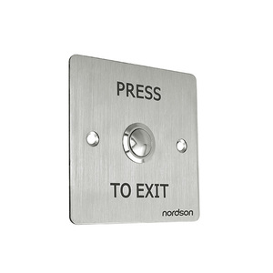 ステンレススチールバックボックス3A 36VDCドアリリース出口プッシュアクセススイッチボタン - Product Image 2