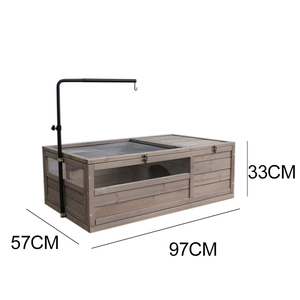 Woodville esterno interno in legno piccola gabbia di animali in legno tartaruga casa rettile recinzione - Product Image 4