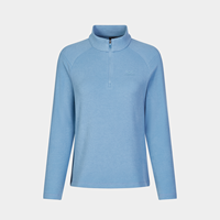 Individuelles Logo Merino Herren Thermo-Fleece Halbreißverschluss-Pullover Atmungsaktiver Warmer Wander- und Ski-Innenschicht Freizeitpullover