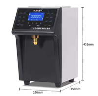 Distributeur automatique de fructose Baiwin, machine à distribuer du sirop de sucre de grande capacité pour les magasins de boissons et de bubble tea