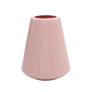 Pot de fleurs en plastique imitant, Texture verticale, artisanat nordique, vente en gros - Product Image 5
