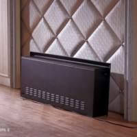 Cheminée électrique à encastrer de style luxueux série A-801-4 avec chauffage et cheminées électriques décoratives à LED