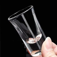 Ensemble de verres à liqueur en verre à sublimation expresso avec logo personnalisé de haute qualité