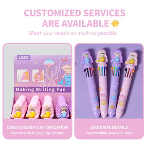 Penna multifunzione a 10 colori sirenetta - Product Image 5
