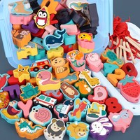Wholesale Wooden Animals String Threading Beads Montessori Toddler Preschool Activities Lacing Toys
