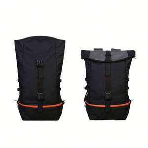 Sac à dos Rolltop Tendance Personnalisable Imperméable pour Voyage, Sport, Gym, Basketball – Noir – Vente en Gros pour Hommes et Femmes - Product Image 5