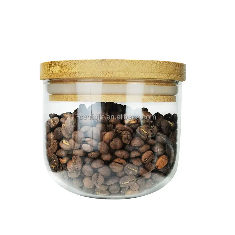 6Oz 12Oz Tăm Bông Nến Mẫu Lưu Trữ Lọ Thủy Tinh Đồ Lặt Vặt Container Với Nắp Cho Nhà Bếp Phòng Tắm Sử Dụng Nhà