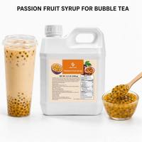 Leverancier van Bubble Tea, Bronfabriek, 2,5 kg Passievruchtensiroop drank voor Melktheewinkels
