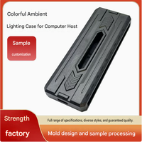 Komponen Plastik Casing Lampu Atmosfer Komputer Otomotif Presisi Tinggi 0.02mm Custom OEM, Hasil Cetakan Injeksi Seragam