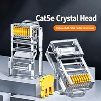 Conector RJ45 Cat6 UTP 8P8C POE con Niquelado y Chapado en Oro 3U/30U, Enchufe de Red Blindado, OEM/ODM Guangdong