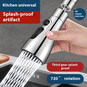 <span class=keywords><strong>Robinet</strong></span> de cuisine thermostatique monocommande moderne en laiton brossé, installation sur plan, design anti-éclaboussures, <span class=keywords><strong>d</strong></span>ébit de 6000 GPD - Product Image 1