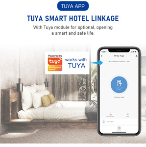 Đổi mới Mới Giá Tốt Vật liệu hợp kim phòng khách sạn Khóa Thẻ điện tử khóa thông minh và phần mềm miễn phí - Product Image 2