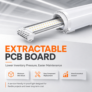 <span class=keywords><strong>Luminaire</strong></span> LED haute efficacité résistant à l'humidité IP65, boîtier entièrement en PC, éclairage tri-étanche pour éclairage de <span class=keywords><strong>sous</strong></span>-<span class=keywords><strong>sol</strong></span> - Product Image 5