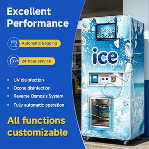 Máquina Expendedora de Hielo Automática YISO 24H, Sin Personal, con Empaque Automático para Playa - Product Image 3