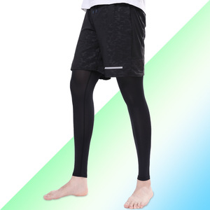 Ice Silk Leg Warmers Camouflage Print High Elasticity <b>Cooling</b> Breathable Cycling Knee <b>Pads</b> Unisex Adult Outdoor Protection - Product Image 2