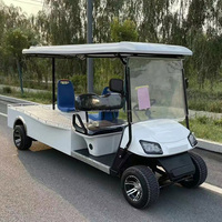 Voiturette de golf électrique tout-terrain 6 places surélevée, personnalisée, avec moteur électrique puissant, utilitaire commerciale, directement de l'usine