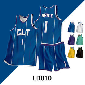 Uniformes de Baloncesto Transpirables de Talla Grande con Estampado Digital, Impresión por Transferencia de Calor, Personalizables, en Oferta - Product Image 3