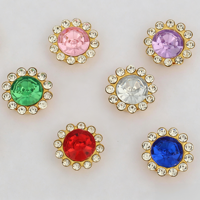 Strass à coudre en forme de goutte d'eau, multicolores, avec griffes de fixation en cristal pour la décoration de robes, chaussures, sacs, bijoux et vêtements