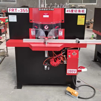 Scie à découper le bois et l'aluminium CNC, machine de découpe d'angle à double tête 45 degrés pour cadres photo et profilés en aluminium