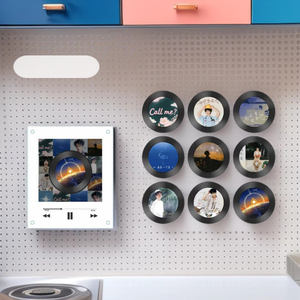 Caja de Música Personalizada de Acrílico con Sensor NFC, Disco Giratorio, Imán para Refrigerador, Luz Nocturna, Discos Reemplazables, Grabador de Vinilo y CD - Product Image 6