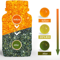 Gel de silice orange à haute absorption d'humidité, non toxique, pureté 100 %, avec billes auto-indicatrices pour le stockage d'électronique