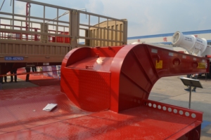 Semirremolque de Cama Baja Usado y Personalizable con Estructura Estable para Transporte de Excavadoras - Product Image 5