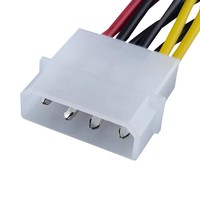 Kabel Konversi Daya GPU PCIe Molex 4Pin ke 6Pin, Adaptor Output Daya Stabil untuk Catu Daya Kartu Grafis Desktop
