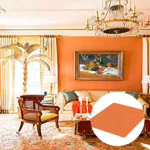 Hermers แผ่นไม้วีเนียร์ WPC ติดผนังลายเรขาคณิต<span class=keywords><strong>ส</strong></span>ีส้ม<span class=keywords><strong>ท</strong></span>ันสมัยสำหรับใช้กลางแจ้งและโรงยิม - Product Image 1