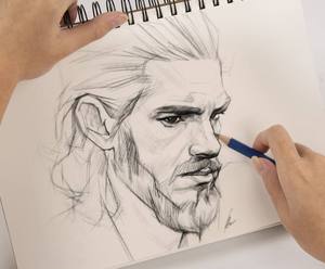 Carnet de croquis et de dessin <span class=keywords><strong>manga</strong></span> personnalisé avec couverture en papier, pour l'entraînement artistique, carnet de dessin rapide, cahier à spirale pour dessin manuel, 50 feuilles - Product Image 3