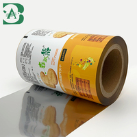 Rouleaux de film plastique transparent de qualité alimentaire en aluminium pour emballage, sachets et pochettes de conservation des aliments, film OPP en rouleau