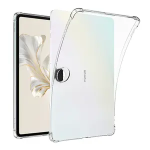 Untuk honor pad 9 casing bening transparan tahan guncangan bantalan udara sudut lembut TPU penutup belakang cangkang Untuk honor pad 9 12.1