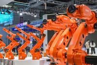 Estación de Soldadura y Paletización Robótica Kassel QJ - Célula de Trabajo Robótica Compacta y Flexible, Robots Colaborativos de Alta Capacidad y Múltiples Tamaños