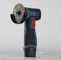 Mini-meuleuse d'angle portable sans balais avec interrupteur à palette, pour bricolage, modèle LDG04 12V