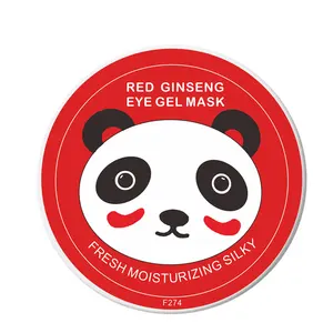 Red Ginseng Firming Eye Mask Dark Circles Remove Gel Patches Face Care Nourishing Lighten Fine Lines Collagen Pads