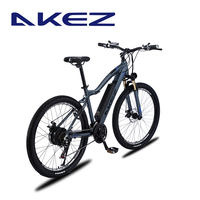 Vélo électrique à gros pneus 27,5 pouces 48V 500W pour adultes, batterie lithium 10Ah longue portée, tout-terrain, fournisseur OEM UE