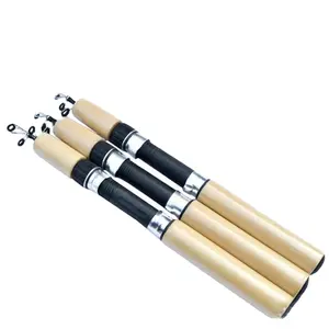 Byloo ice f71cm 81cm Winter Fishing Rods Two Tips Carbon and Fiberglass Poles Ice fishing Rod