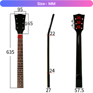 Guitare électrique LP Rosewood Light Handle avec 22 touches de <span class=keywords><strong>xylophone</strong></span> sur la touche, accessoires d'instruments de <span class=keywords><strong>musique</strong></span> - Product Image 6