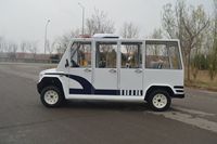 Voiture de patrouille électrique miniature LEIBIN de haute qualité, basse vitesse, fermée, 8 places, 48V/72V, autonomie 80-100 km, espace de chargement arrière, 5KW/8KW