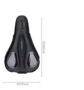 Housse de coussin de vélo en silicone Housse de siège épaissie pour VTT Gels de silicone Housse de selle de vélo en gel de silice respirant - Product Image 5