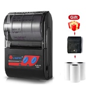 Printer Thermal Mini Nirkabel Portabel 58mm 230dpi 1500mAh 7.4V Baterai Lithium Isi Ulang Tersedia