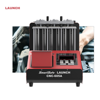 Máquina de Limpieza de Inyectores de Combustible Ultrasónica LAUNCH CNC605A, 6 Cilindros, Compatible con GDI/SFI, Pantalla LCD, AC220V/110V, Diagnóstico Automotriz