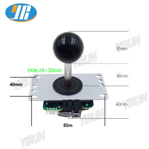 Kit DIY de jeu d'arcade YIRUN pour 2 joueurs, micro-interrupteurs, boutons encastrés, joystick 4/8 directions, carte encodeur USB - Product Image 3