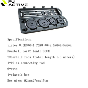 PINJIAN Custom Logo 20kg <strong>50kg</strong> Cross Fit Gym Equipment Cast Iron Multi Weight Adjustable <strong>Barbell</strong> <strong>Chrome</strong> <strong>Dumbbell</strong> <strong>Set</strong> <strong>50kg</strong> - Product Image 3