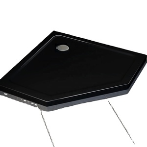 Plateau de <span class=keywords><strong>douche</strong></span> en fibre de verre diamant 90x90 pour salle humide et toilettes - Product Image 1