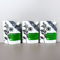 Pochettes souples personnalisées transparentes de qualité alimentaire imprimées pour boissons liquides, lait, bière, café, avec bec verseur