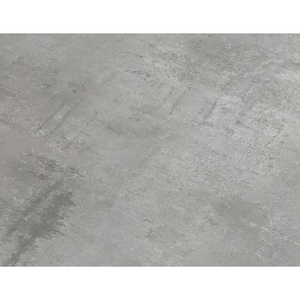 Melania Extendable Round <b>Table</b> 120-170 Cm Cement Grey Melamine <b>Top</b> Iron Base Indoor Use - Product Image 6